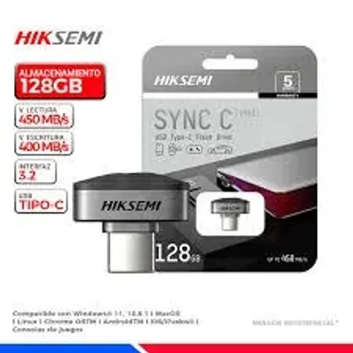 PEN DRIVE USB TIPO C HIKSEMI 128 GB