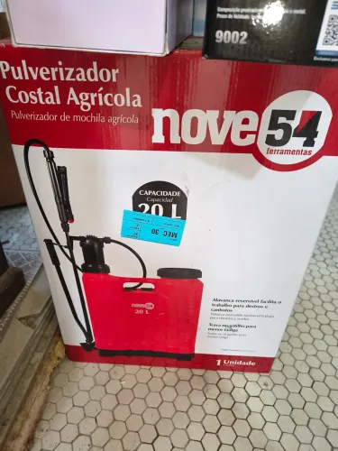 Pulverizador Costal Agrícola Nove54 20 Litros - Completo