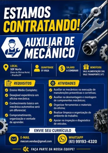 Auxiliar de Mecânico