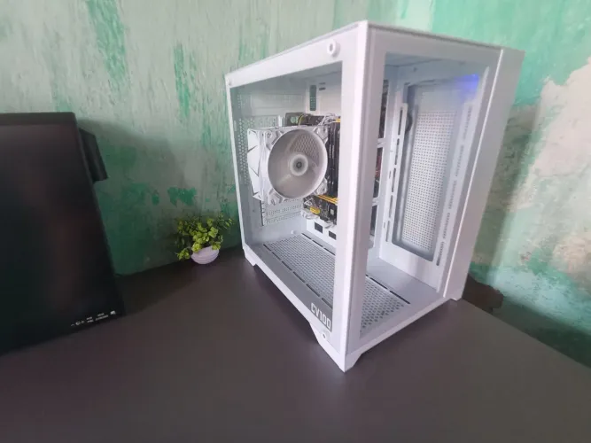 Gabinete CV 100 White Novo leia a descrição 