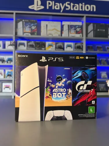 PS5 SLIM DIGITAL 3.990 EM ATÉ 10x SEM JUROS 