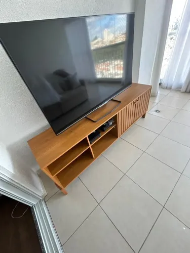 rack em madeira para tv
