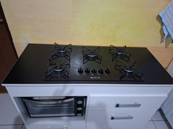 Fogão cooktop+balcão