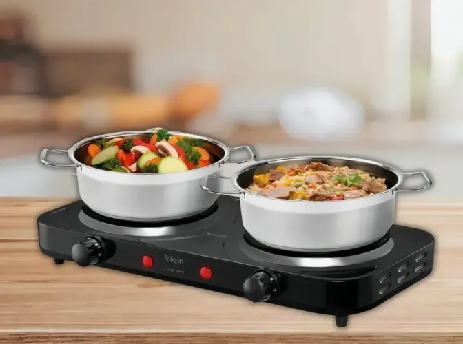 Fogão de mesa elétrico Elgin