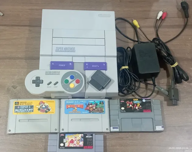 Venda: Super Nintendo Americano Original 