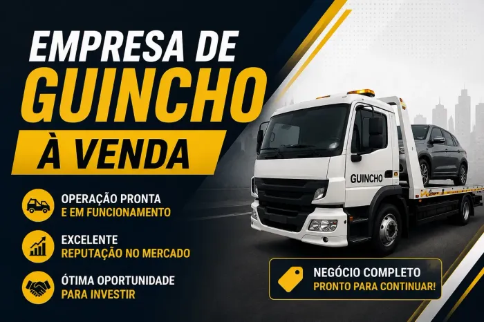 Empresa de Guincho a venda - Santa Catarina