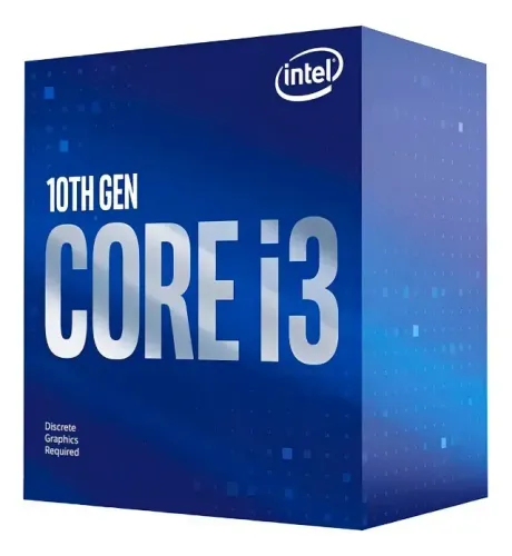 Processador Intel Core i3-10105F 4 núcleos 3.7GHz de Frequência com CoolerProcessador Inte