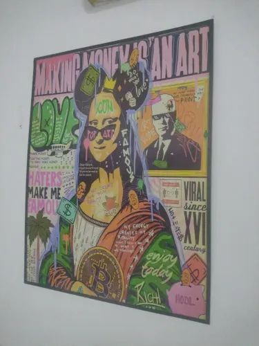 Quadro underground da Monalisa