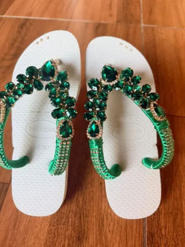 Chinelos personalizados da Maria