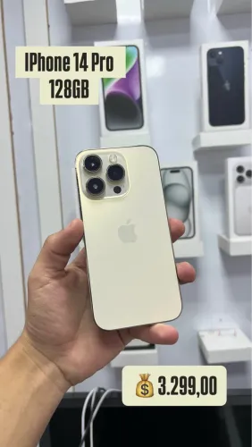 IPhone 14 Pro 128GB (dourado)