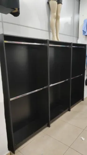 CABIDEIRO DUPLO PRETO - NOVO - ENTREGA RÁPIDA
