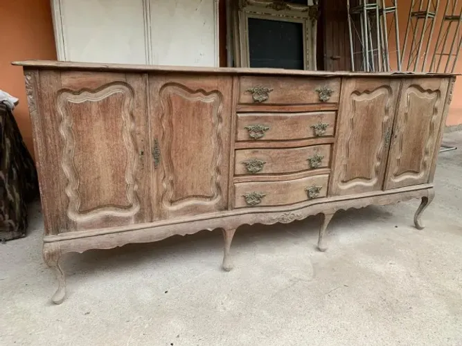Lindo Buffet/Balcão Antigo de Madeira Maciça Estilo Clássico
