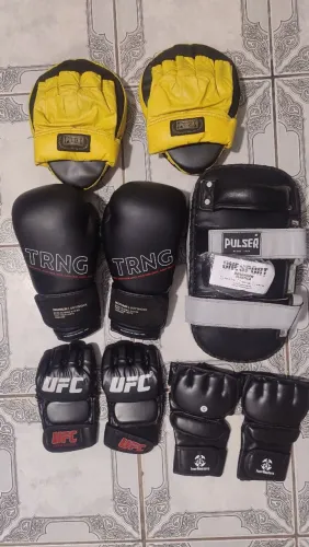 Kit de luvas para artes marciais