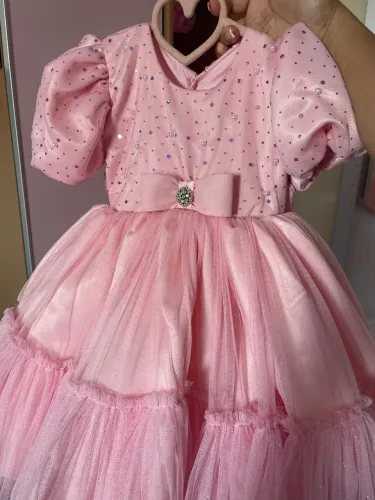 Vestido de princesa festa aniversário 1 aninho
