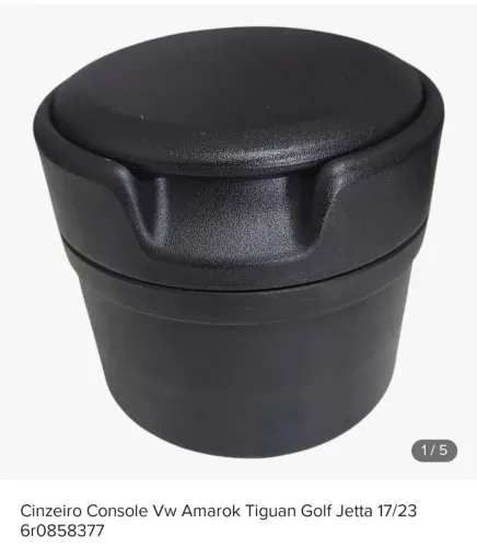 Cinzeiro console copo VW