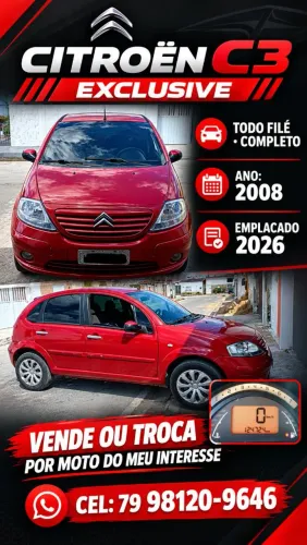 Citroen C3 Exclusive 1.4 Flex 8V 5P 2008