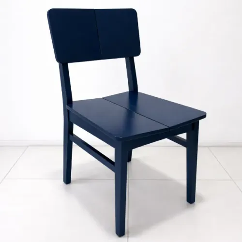 CADEIRAS AZUL DE MADEIRA