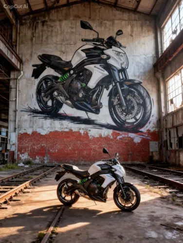 Kawasaki ER6N branca revisada geral