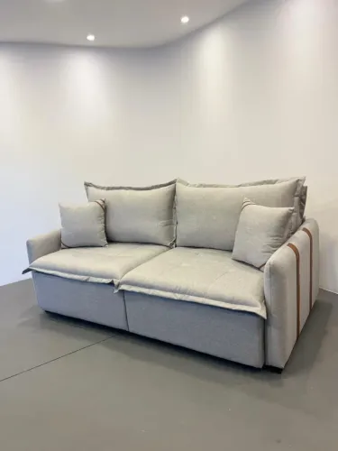 Sofá Lisboa com detalhe em corano 2m