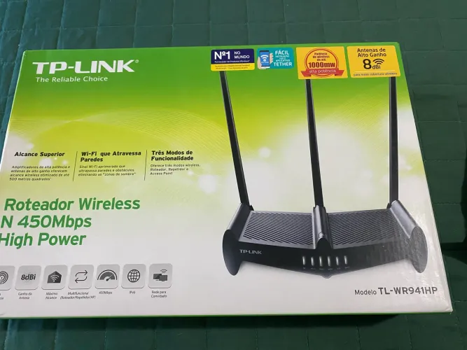 Roteador TP-LINK High Power 8dBi - TL-WR941HP