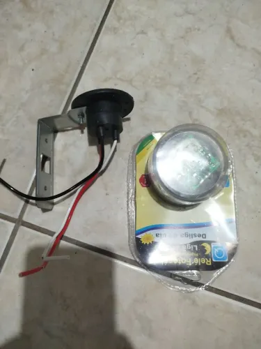 Fotocélula+base Economize energia elétrica!