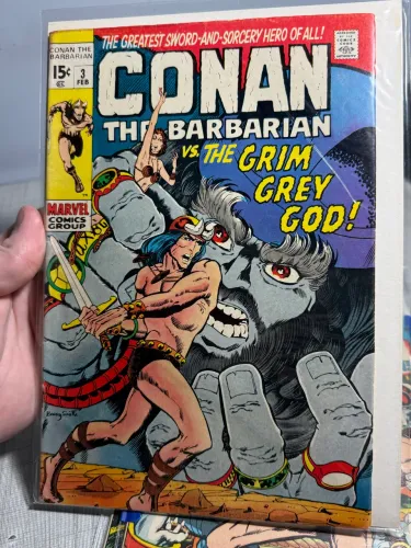 Lote quadrinhos Conan the Barbarian 2 a 7 + 9 e 10 omnibus