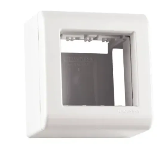 CAIXA SOBREPOR 2 POSTO LIZ FLEX BRANCA - (OFERTA VALIDA ATE 06/08/26)
