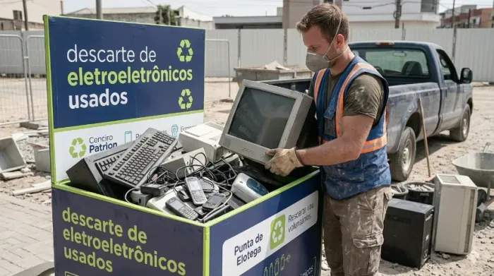 Libere espaço em sua casa! Coleta de eletroeletrônicos em domicílio.