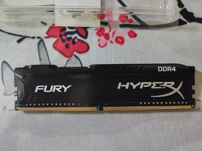 Memória RAM DDR4 HyperX 8GB Fury 2400Mhz CL15 Black