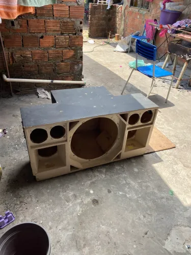 Caixa de som para alto falante de 18 polegadas