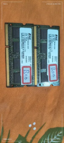 Memória ram notbook DDR3 2 x 4gb