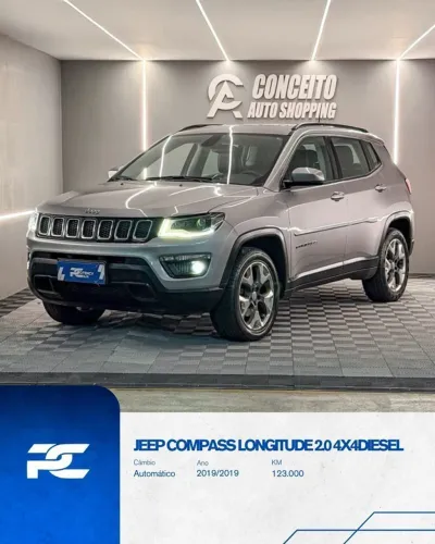 Jeep Compass Longitude 2.0 4X4 Dies. 16V Aut. 2019