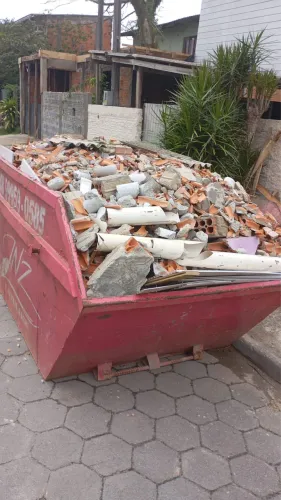 Caçamba entulho