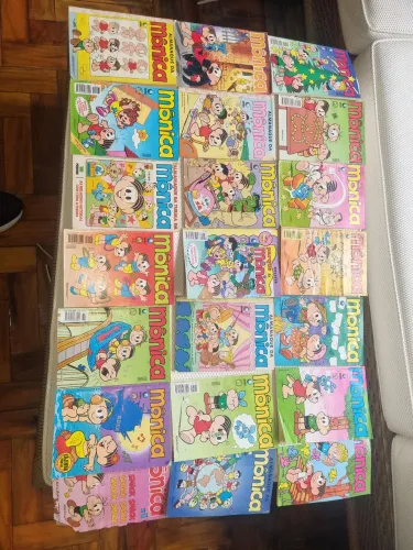 Lote com 21 Gibis Mônica - Editora Globo (Coleção Clássica)