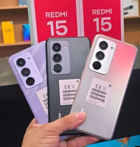 Celular Redmi 15 256GB 8GB - Novo lacrado Original com Garantia**