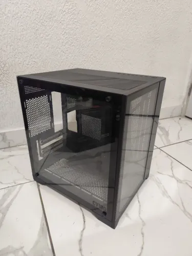 Gabinete gamer aquário 