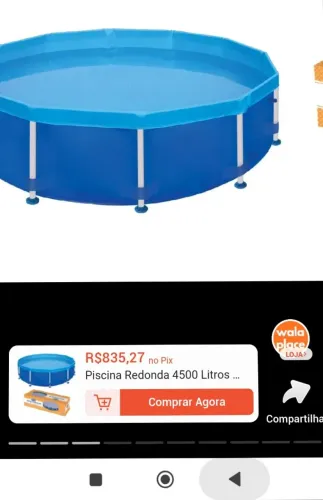 Piscina redonda 4600 litros