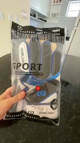 Luva de Goleiro OEMLinks Sport - Tamanho 10 | Nova na Embalagem