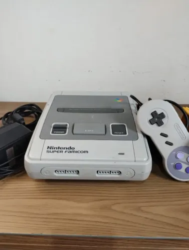 Nintendo Super Famicom + Controle Original E Fonte Original