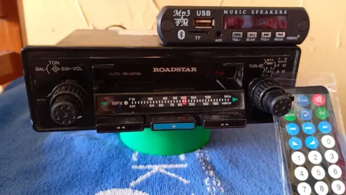 fusca opala tl toca fitas roadstar com bluetooth e pen drive fitas funcionando  controle