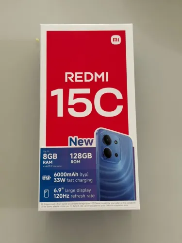 XIAOMI REDMI 15 C NOVO (NA CAIXA)