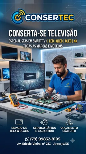 Concerto de tv em Aracaju