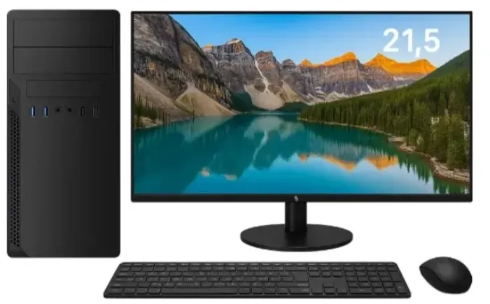 Computador Ryzen 5 3.7ghz 16gb Ssd 512gb Com Monitor 21,5.
