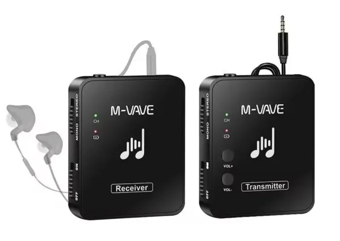 Transmissor de áudio M-VAVE para retorno de palco