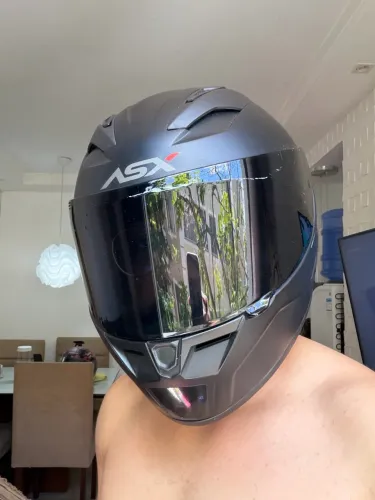 CAPACETE ASX CITY SOLID - PRETO FOSCO TM 60