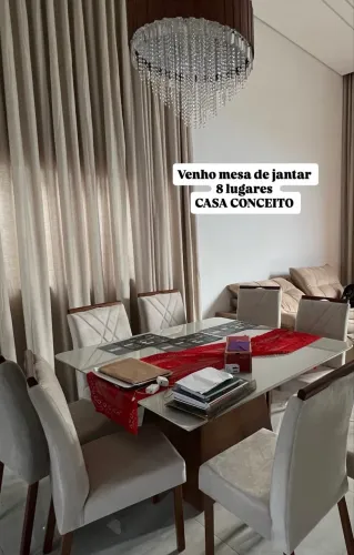Mesa de jantar 8 lugares 