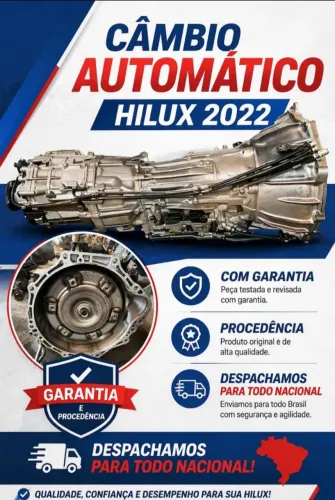 Câmbio automático Hilux  2022.