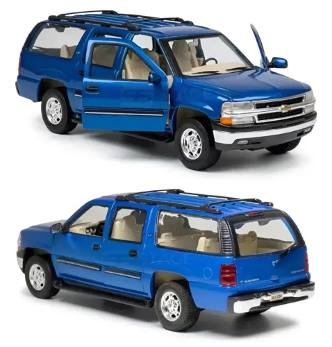 Miniatura 1:24 Chevrolet suburban 2001 welly nova