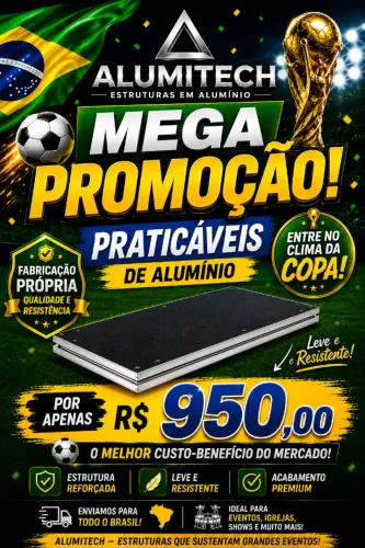 Praticáveis de alumínio 