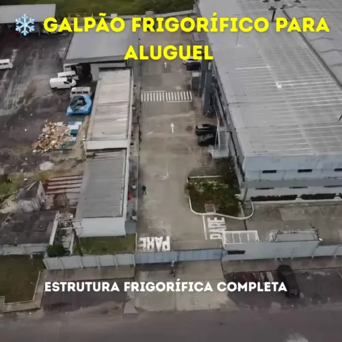 Galpão para Locação com câmeras frigoríficas